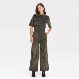 Universal Thread Dark Olive Jumpsuit